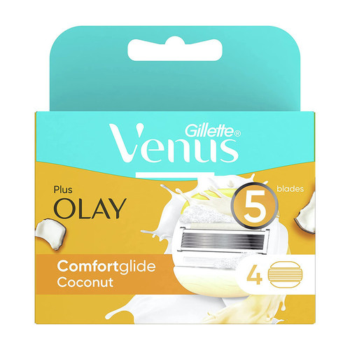 تیغ یدک ژیلت مدل venus Olay Comfortglide بسته 4 عددی