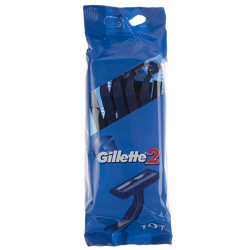 خود تراش ژیلت مدل Gillette 2 بسته 5 عددی