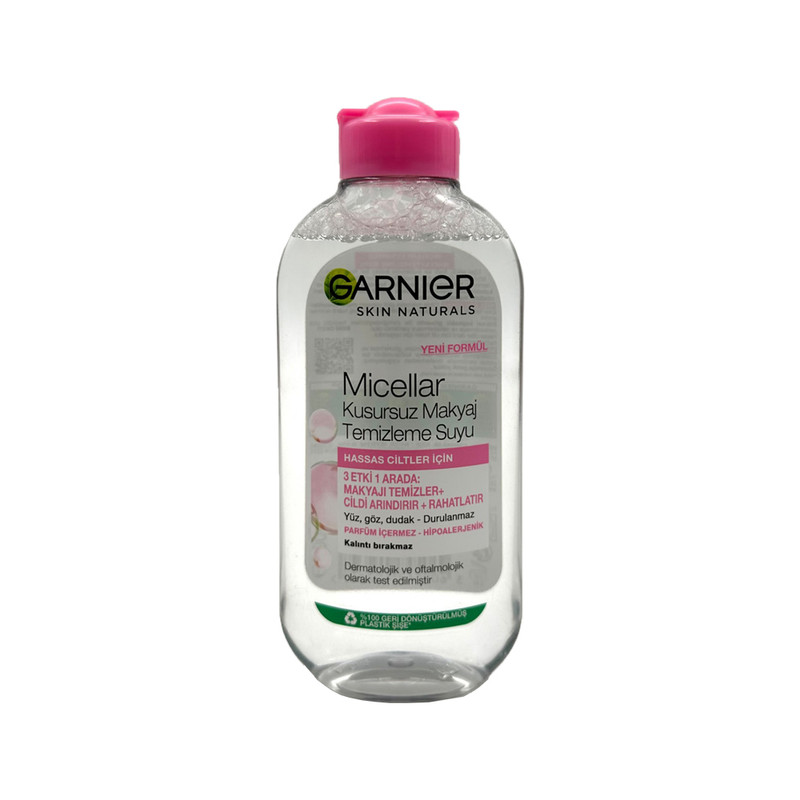 محلول پاک کننده آرایش صورت گارنیه مدل NATURALS حجم 200 میلی لیتر
