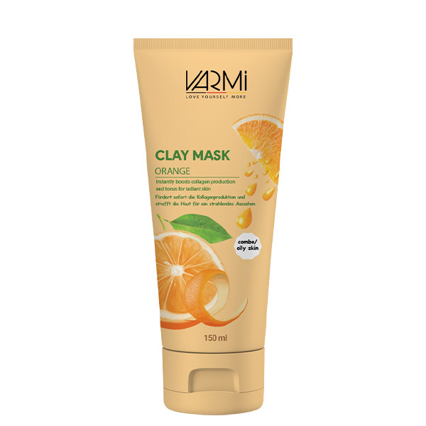 ماسک صورت وارمی مدل خاک رسی پرتقال حجم 150 میلی لیتر