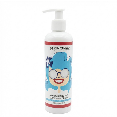 کرم آبرسان گردن، دور چشم، بدن ژین تانای مدل Softening مناسب برای پوست خشک و حساس حجم 300 میلیلیتر