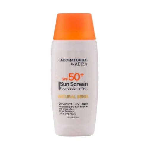 کرم ضد آفتاب آدرا spf50 مدل لابراتوریز فیوژن مناسب انواع پوست حجم 65 میلی لیتر