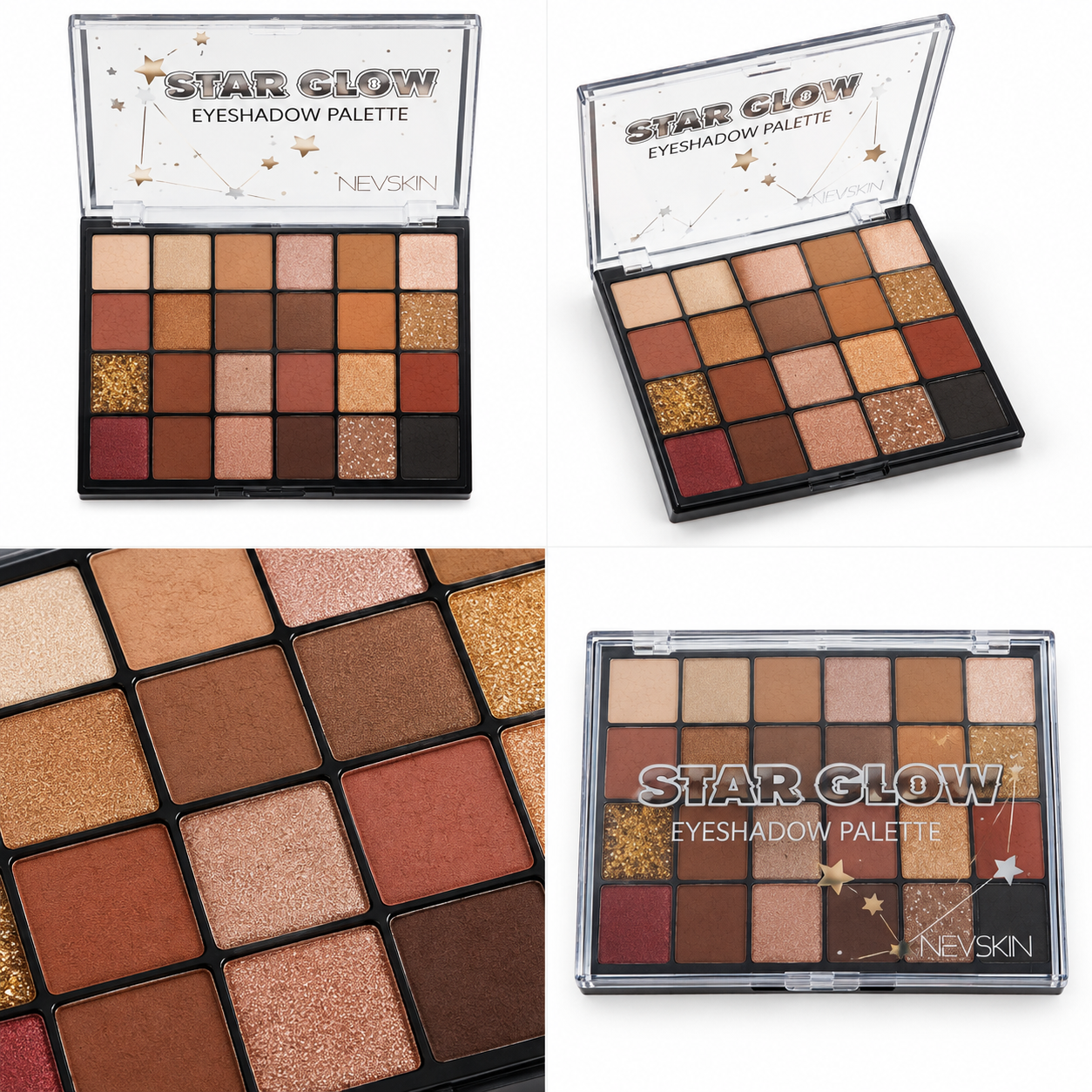 پالت سایه چشم استار گلو Star Glow – ۲۵ رنگ